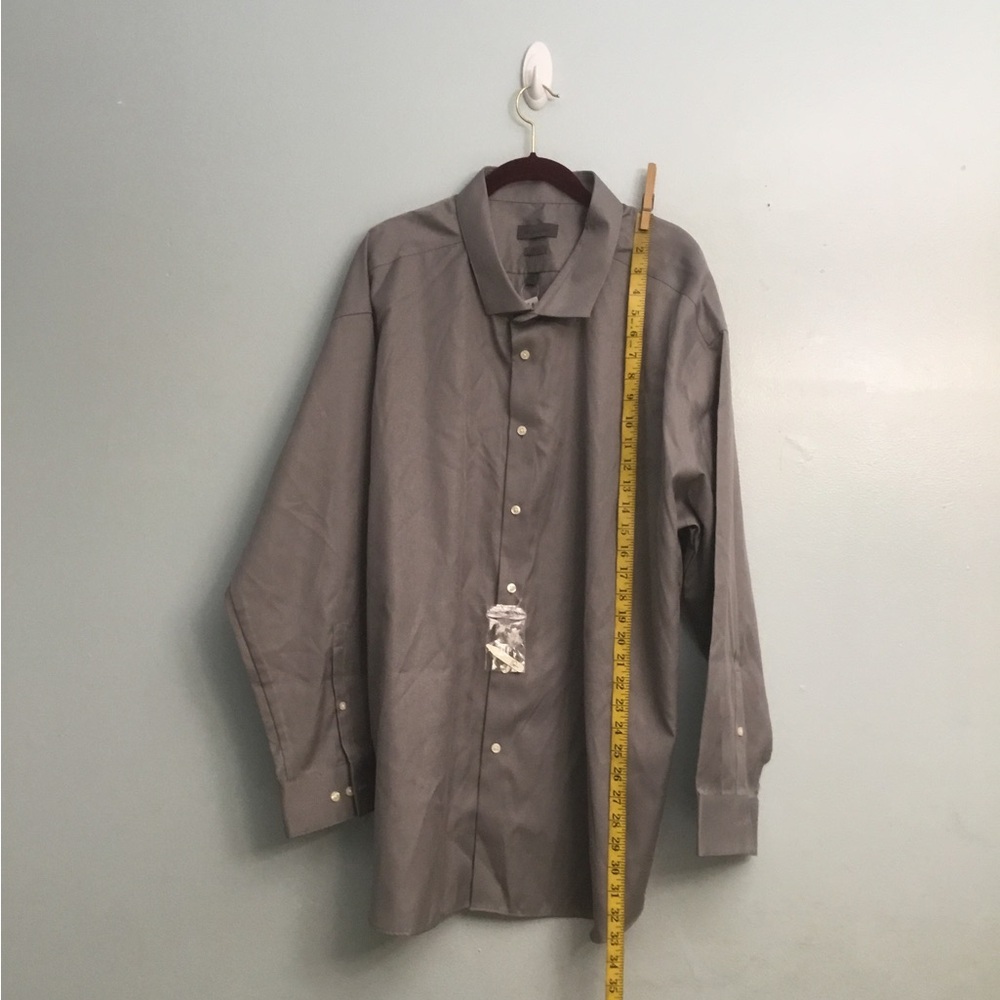 Calvin Klein Men's Charcoal Dress Shirt